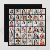 独自の36フォトカスタムコラージカードの作成 (正面/裏面)