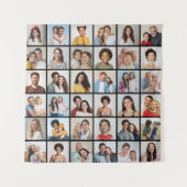独自の36フォトコラージュを作成 タペストリー (正面)
