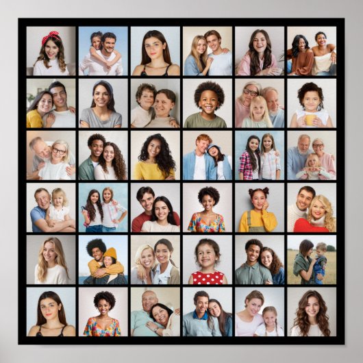 独自の36フォトコラージュを作成 ポスター (正面)