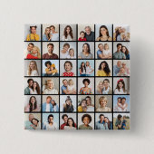 独自の36フォトコラージュを作成 缶バッジ (正面)