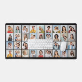 独自の36フォトコラージュ編集可能カラーを作成 デスクマット (キーボード&マウス)