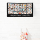 独自の36フォトコラージュ編集可能カラーを作成 横断幕 (インサイチュ)