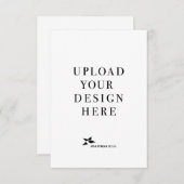 独自の3.5x5ポートレートの作成 出欠カード (正面/裏面)