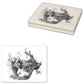 独自の3Dボアを作フェイク成する神秘的なドライド ラバースタンプ (押印)