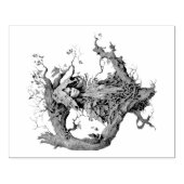 独自の3Dボアを作フェイク成する神秘的なドライド ラバースタンプ (インプリント)