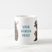 独自の3Dボイズ彫りフェイクツリー作成ウィザード モーフィングマグカップ (中央)