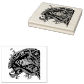 独自の3Dボイズ彫りフェイクツリー作成ウィザード ラバースタンプ (押印)