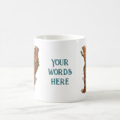 独自の3Dボイフェイクズ彫り木熊を作成 モーフィングマグカップ (中央)