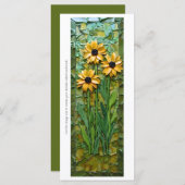 独自の3D彫刻ひまわりブックマークを作成 (正面/裏面)