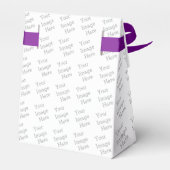 ペーパーフェイバーボックス, テント7.6cm x 3.8cm x 8.3cm  (裏面サイド)