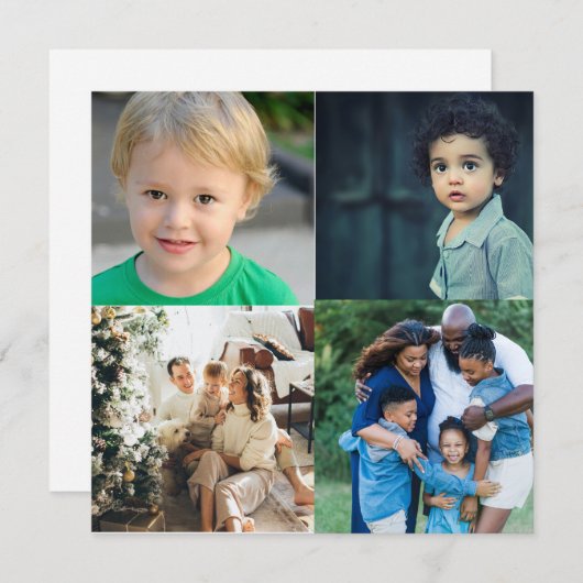 独自の4つのフォトコラージュを作成 (正面/裏面)