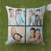 独自の4つのフォトコラージュを作成 アウトドアクッション (芝生)