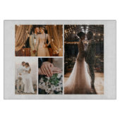 独自の4つのフォトコラージュを作成 カッティングボード (正面)