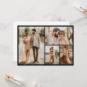 独自の4つのフォトコラージュを作成 カード (正面/裏面インサイチュ)