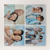 独自の4つのフォトコラージュを作成 ジグソーパズル (横)