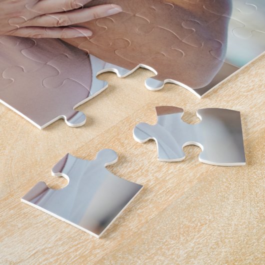 独自の4つのフォトコラージュを作成 ジグソーパズル (側面)