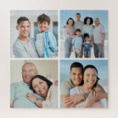 独自の4つのフォトコラージュを作成 ジグソーパズル (縦)