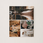 独自の4つのフォトコラージュを作成 ジグソーパズル (縦)