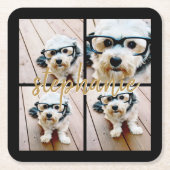 独自の4つのフォトコラージュを作成 – スクリプト名 スクエアペーパーコースター (正面)