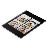 独自の4つのフォトコラージュを作成 – スクリプト名 ノートブック (左側)