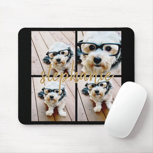 独自の4つのフォトコラージュを作成 – スクリプト名 マウスパッド (マウス)