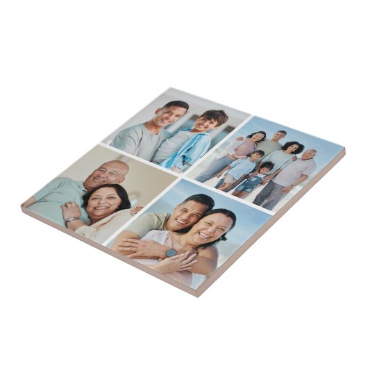 独自の4つのフォトコラージュを作成 タイル (側面)