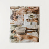 独自の4つのフォトコラージュを作成 タペストリー (正面)