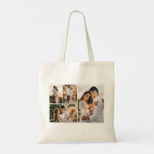 独自の4つのフォトコラージュを作成 トートバッグ (裏面)