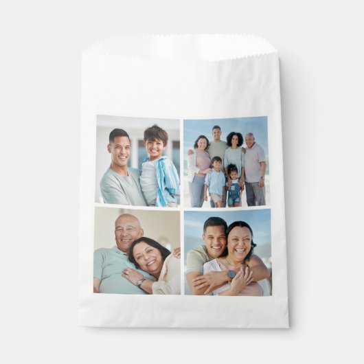 独自の4つのフォトコラージュを作成 フェイバーバッグ (正面)