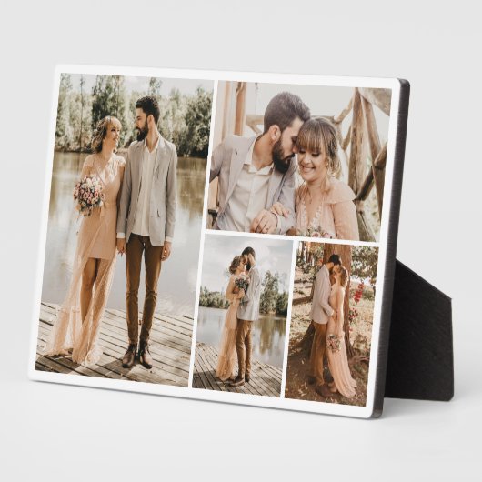 独自の4つのフォトコラージュを作成 フォトプラーク (側面)