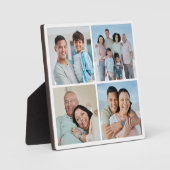 独自の4つのフォトコラージュを作成 フォトプラーク (正面)