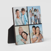 独自の4つのフォトコラージュを作成 フォトプラーク (正面)