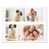独自の4つのフォトコラージュを作成 フォトプリント (正面)