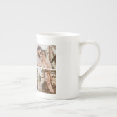 独自の4つのフォトコラージュを作成 ボーンチャイナマグカップ (右)