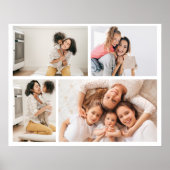 独自の4つのフォトコラージュを作成 ポスター (正面)