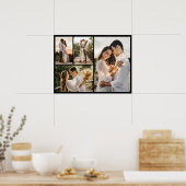 独自の4つのフォトコラージュを作成 ポスター (キッチン)