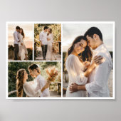独自の4つのフォトコラージュを作成 ポスター (正面)