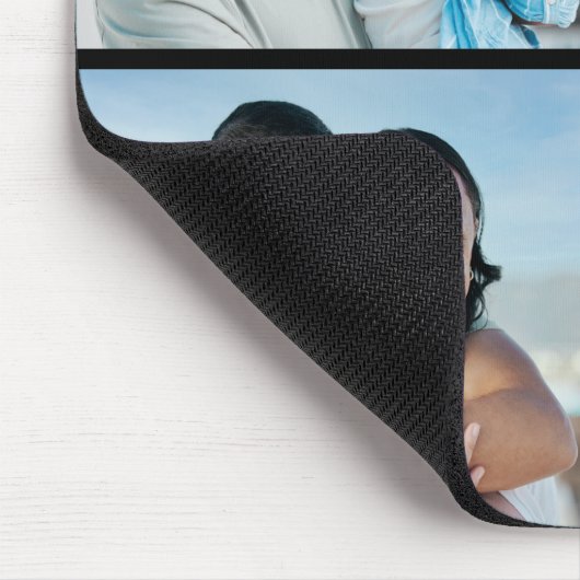 独自の4つのフォトコラージュを作成 マウスパッド (コーナー)