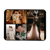 独自の4つのフォトコラージュを作成 マグネット (横)