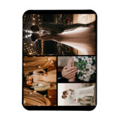 独自の4つのフォトコラージュを作成 マグネット (縦)