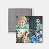 独自の4つのフォトコラージュを作成 マグネット (正面/裏面)