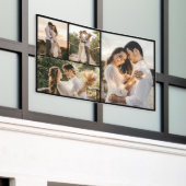 独自の4つのフォトコラージュを作成 横断幕 (ビルの外側)