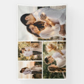 独自の4つのフォトコラージュを作成 横断幕 (縦)