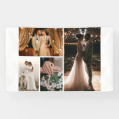 独自の4つのフォトコラージュを作成 横断幕 (横)