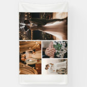 独自の4つのフォトコラージュを作成 横断幕 (縦)