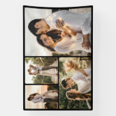 独自の4つのフォトコラージュを作成 横断幕 (縦)