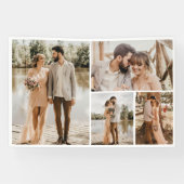 独自の4つのフォトコラージュを作成 横断幕 (横)