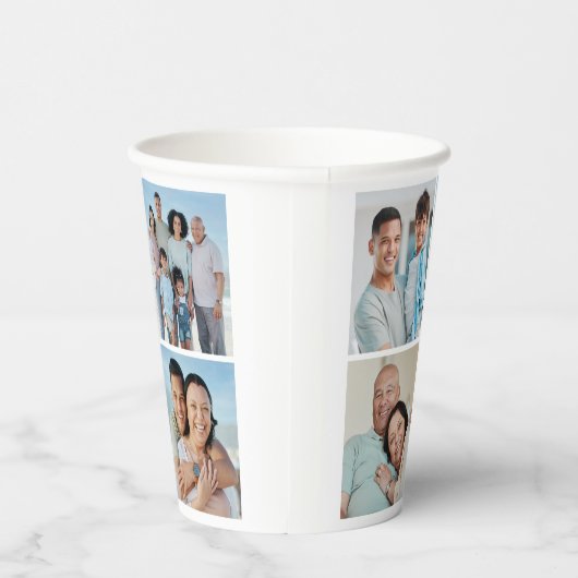 独自の4つのフォトコラージュを作成 紙コップ (右)