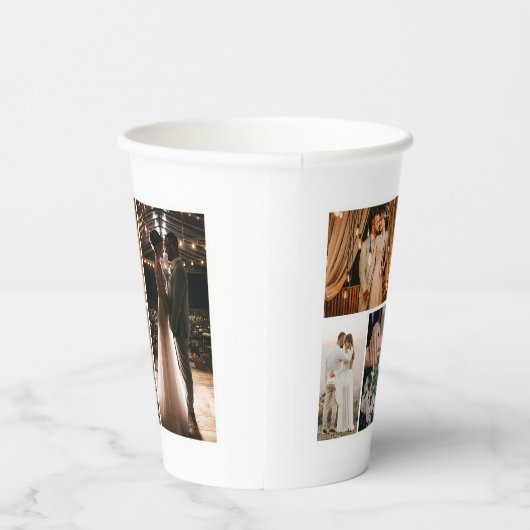 独自の4つのフォトコラージュを作成 紙コップ (右)