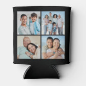 独自の4つのフォトコラージュを作成 缶クーラー (正面)